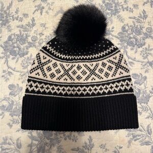 J.Crew Fair Isle Pom Pom Beanie